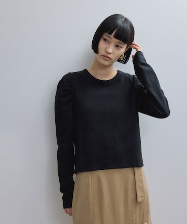 【WEB限定】バックペプラムカットソー