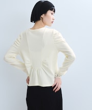 【WEB限定】バックペプラムカットソー