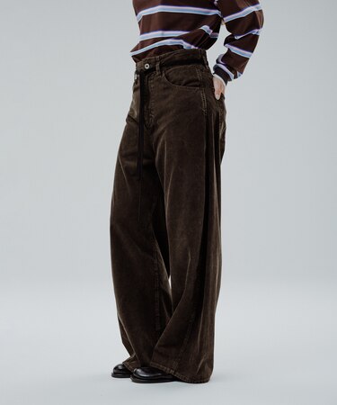 ガーメントダイコーデュロイパンツ