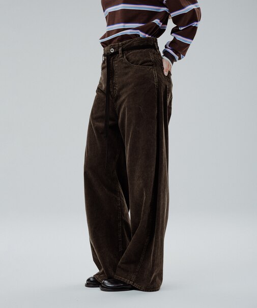 ガーメントダイコーデュロイパンツ