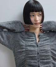 【WEB限定】ダブルモヘアシャーリングカーディガン