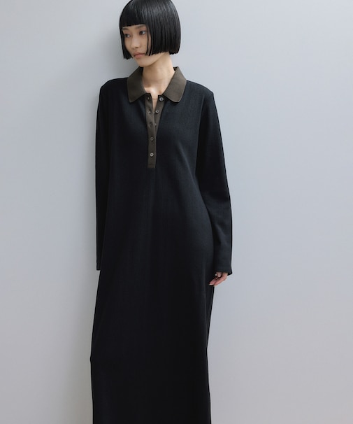 【WEB限定】ポロシャツワンピース