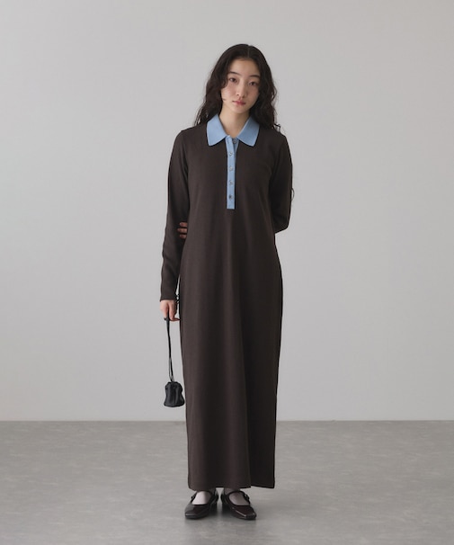 【WEB限定】ポロシャツワンピース