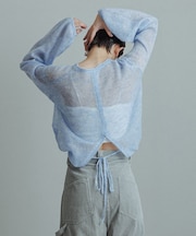 【WEB限定】ボリュームスリーブモヘアプルオーバー