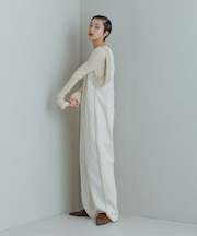 【WEB限定】バイカラーサロペット
