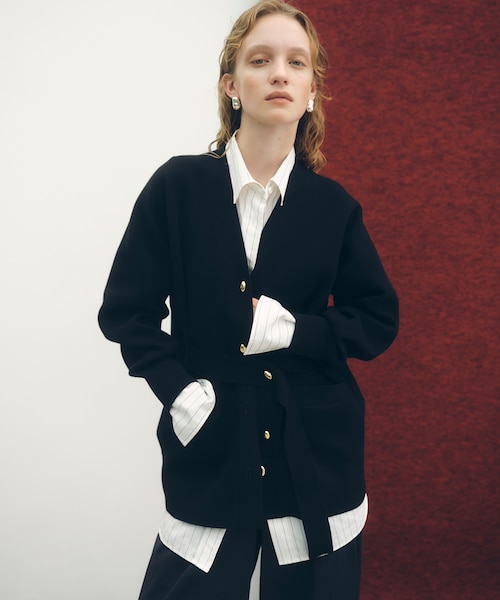 マルチWAYベルテッドミドルカーディガン ADAM ET ROPÉ FEMME(アダム エ ロペ ファム) / 【サステナブル