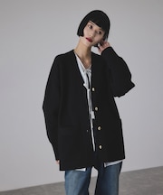 【サステナブル】マルチWAYベルテッドミドルカーディガン