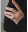 【EMOELLE】pearl shaped silver ring