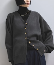 【WEB限定】カシミヤMIXメニーボタンカーディガン