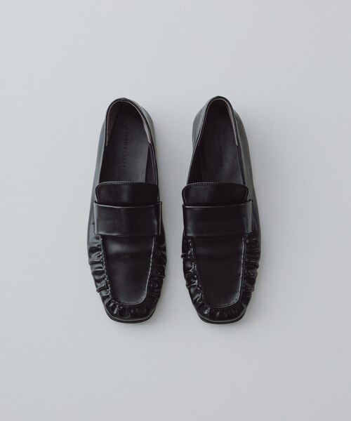 期間限定値下中♪新品　完売品　アダムエロペ　ソフトギャザーローファー撥水晴雨兼用 ADAM ET ROPE'（アダムエロペ） ローファー ソフトギャザーローファー