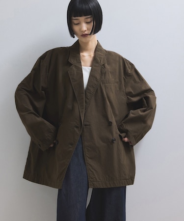 【WEB限定】ダブルブレストシャツジャケット