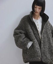 【WEB限定】リバーシブルボアブルゾン
