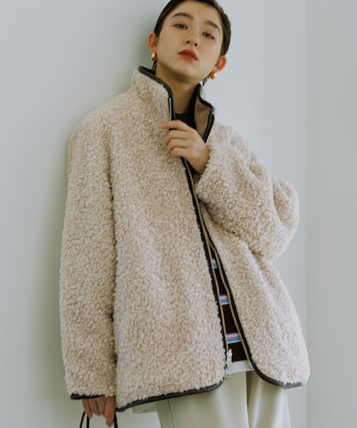 【WEB限定】リバーシブルボアブルゾン