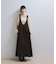 【WEB限定】ディープネックAラインワンピース
