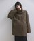【WEB限定】スタンドカラーウールミドルコート