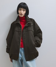 【WEB限定】スタンドカラーフライトジャケット