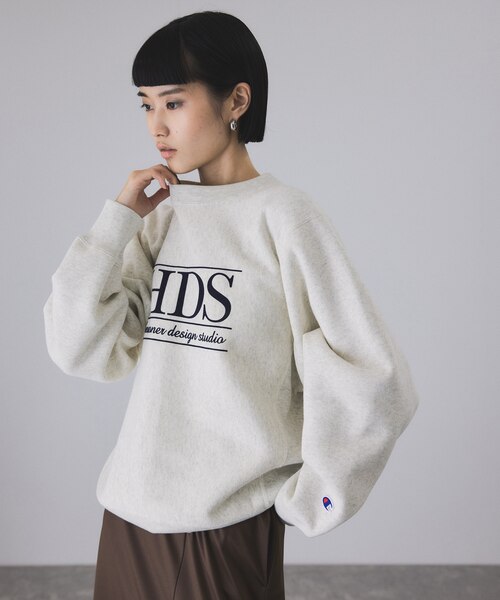 Champion for ADAM ET ROPE'】別注 RW LOGO SWEAT｜アダムエロペの通販