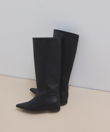 インヒールロングブーツ