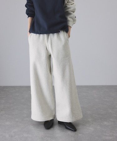 【Champion for ADAM ET ROPE'】別注 RW SWEAT WIDE PANTS
