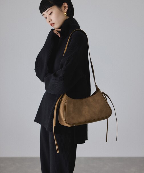 【サステナブル】サイドコードショルダーバッグ