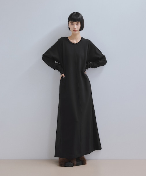 【WEB限定】ロングセミフレアワンピース
