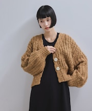 【WEB限定】ローゲージクロップドカーディガン