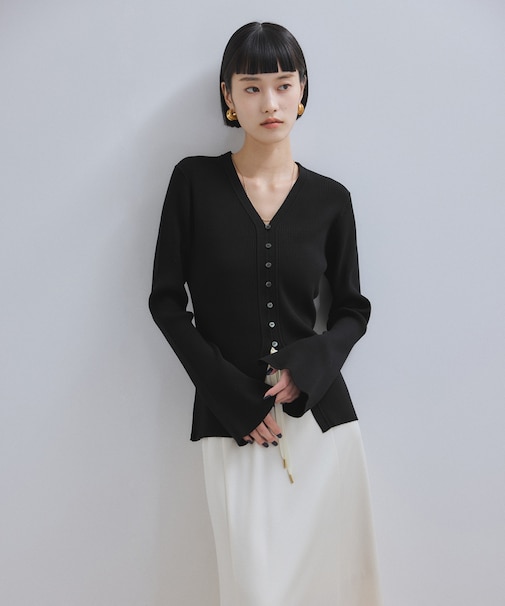 【WEB限定】エコベロVネックカーディガン