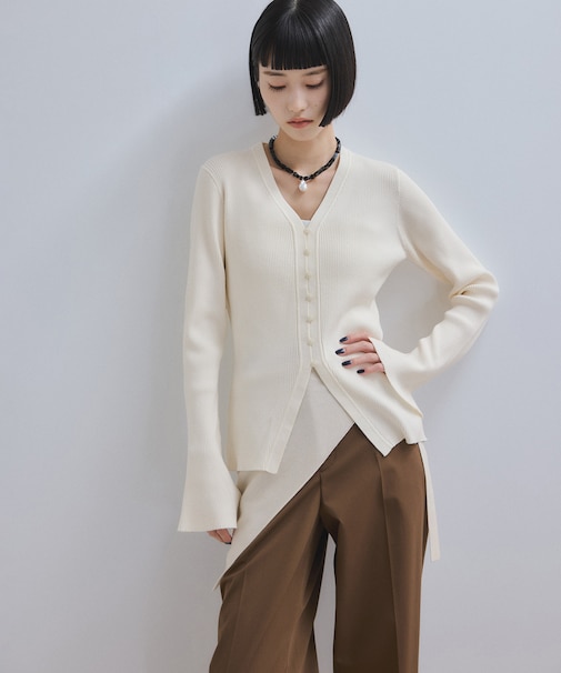 【WEB限定】エコベロVネックカーディガン