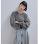 【WEB限定】・【サステナブル】ニュアンススリーブニットプルオーバー