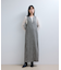 【WEB限定】ストレートセミツイードワンピース