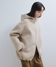 【WEB限定】メランジボンディングフーディーブルゾン