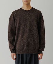 リネン ミックス リバーシブルニット