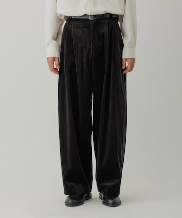 コーデュロイ バギー スラックス