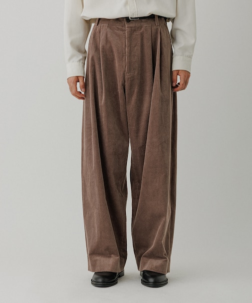 コーデュロイ バギー スラックス