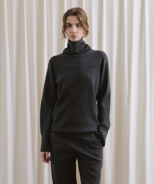 【EMOELLE】ウールニットトップス