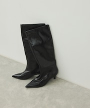 【EMOELLE】レザーロングブーツ