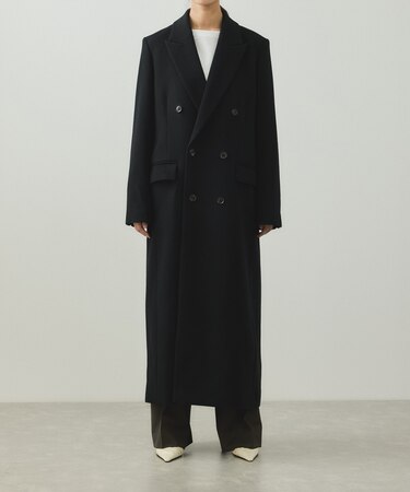 【EMOELLE】ピークドラペルダブルコート
