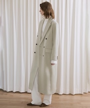 【EMOELLE】ピークドラペルダブルコート