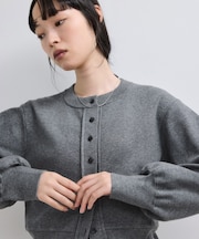 【WEB限定】ラメニットコンパクトカーディガン