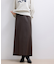 【WEB限定】シンセティックレザータイトスカート