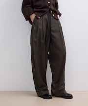 【WEB限定】チェックバレルパンツ