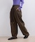 【WEB限定】チェックバレルパンツ