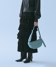 【サステナブル】フリルニットスカート