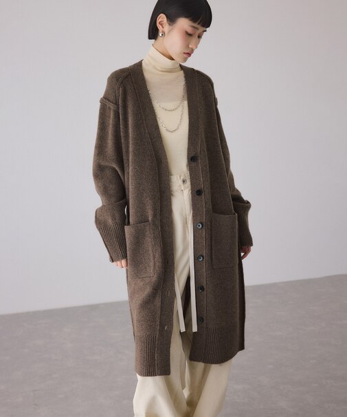 チェーンコンビカーディガンワンピース