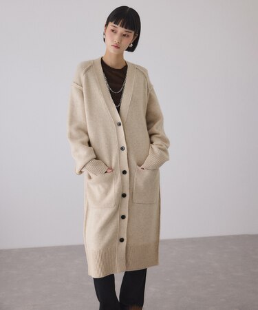 チェーンコンビカーディガンワンピース