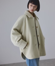 Super140'sメルトンシャツコート