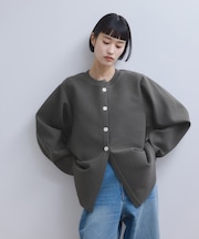 【WEB限定】ペプラムフォルムカーディガン