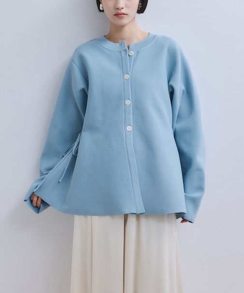 【WEB限定】ペプラムフォルムカーディガン