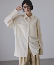 ダブルポケットウールシャツ