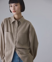 ダブルポケットウールシャツ